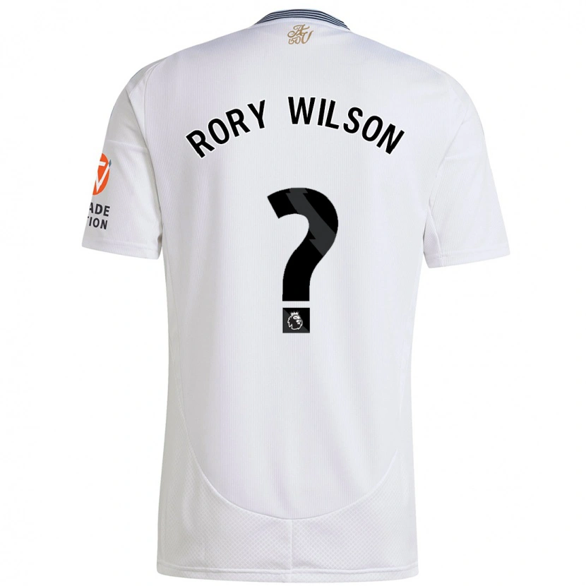 Danxen Kinder Rory Wilson #0 Weiß Auswärtstrikot Trikot 2024/25 T-Shirt Schweiz