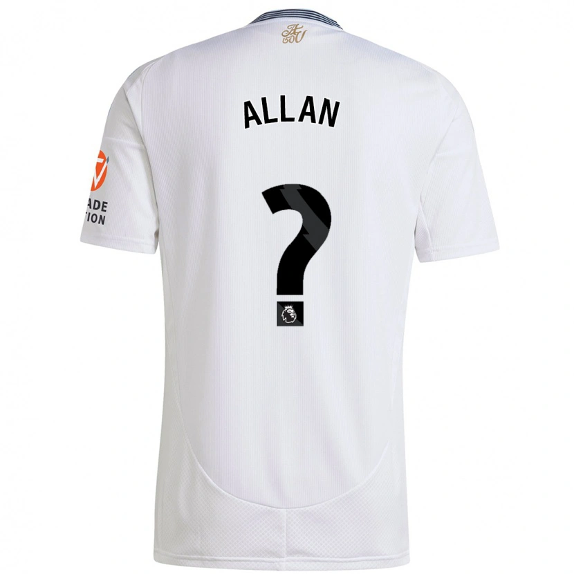 Danxen Kinder Jack Allan #0 Weiß Auswärtstrikot Trikot 2024/25 T-Shirt Schweiz