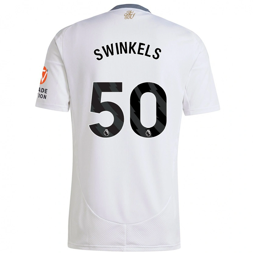 Danxen Kinder Sil Swinkels #50 Weiß Auswärtstrikot Trikot 2024/25 T-Shirt Schweiz