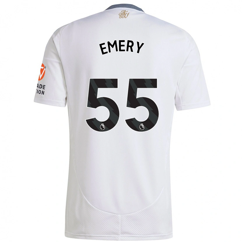 Danxen Kinder Lander Emery #55 Weiß Auswärtstrikot Trikot 2024/25 T-Shirt Schweiz