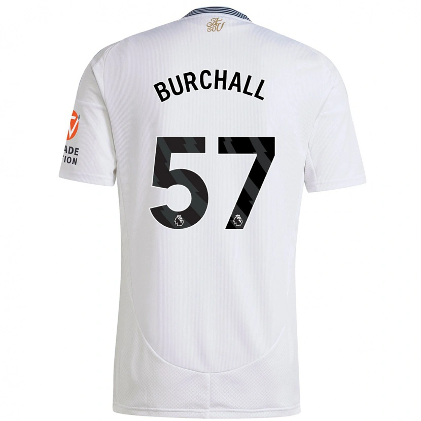 Danxen Kinder Ajani Burchall #57 Weiß Auswärtstrikot Trikot 2024/25 T-Shirt Schweiz