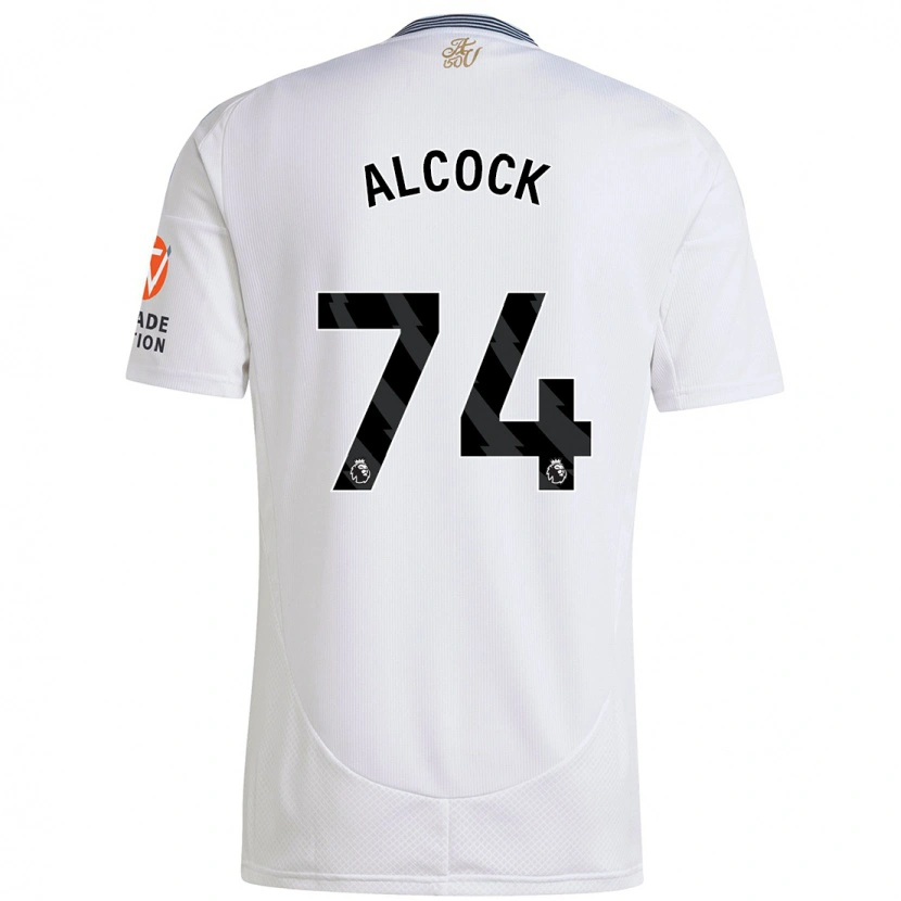 Danxen Kinder Todd Alcock #74 Weiß Auswärtstrikot Trikot 2024/25 T-Shirt Schweiz