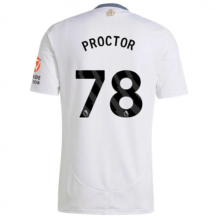 Danxen Kinder Sam Proctor #78 Weiß Auswärtstrikot Trikot 2024/25 T-Shirt Schweiz