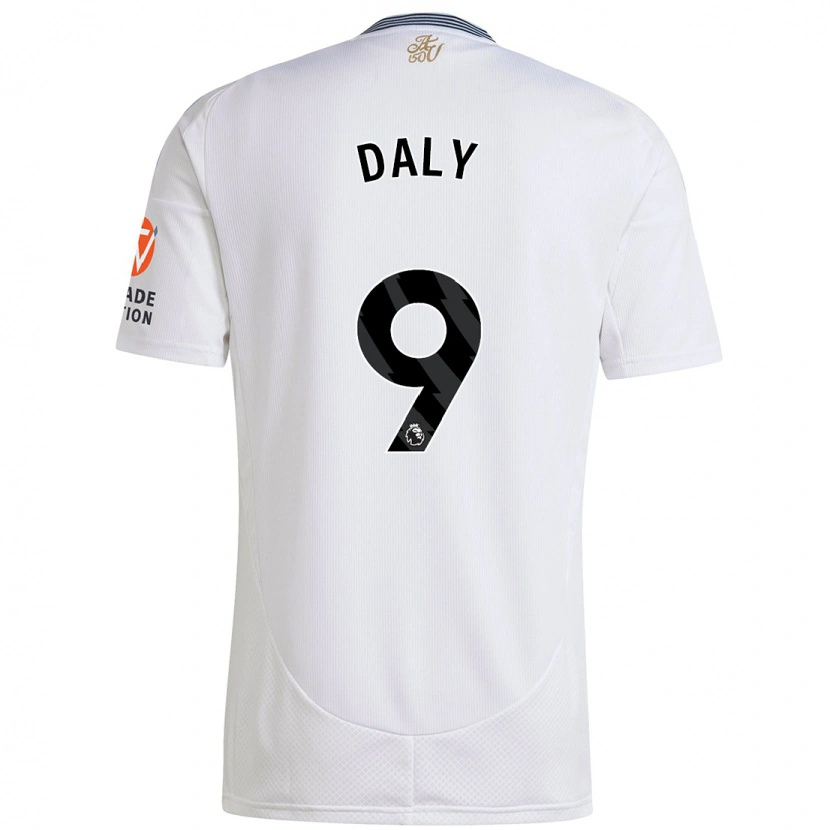 Danxen Kinder Rachel Daly #9 Weiß Auswärtstrikot Trikot 2024/25 T-Shirt Schweiz