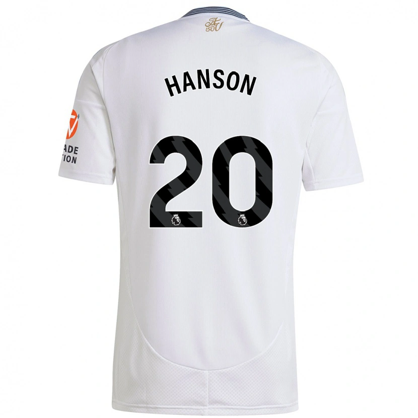 Danxen Kinder Kirsty Hanson #20 Weiß Auswärtstrikot Trikot 2024/25 T-Shirt Schweiz