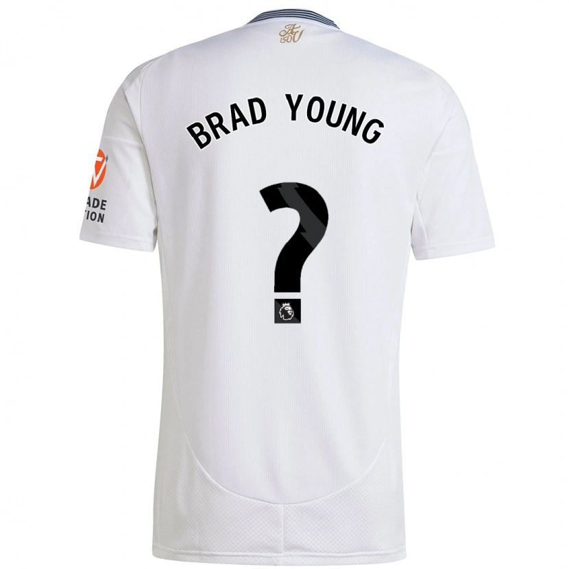 Danxen Kinder Brad Young #0 Weiß Auswärtstrikot Trikot 2024/25 T-Shirt Schweiz