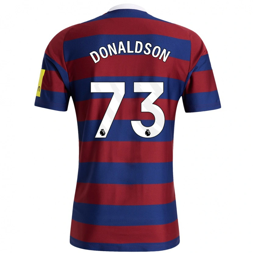 Danxen Kinder Josh Donaldson #73 Burgunderrot Marineblau Auswärtstrikot Trikot 2024/25 T-Shirt Schweiz