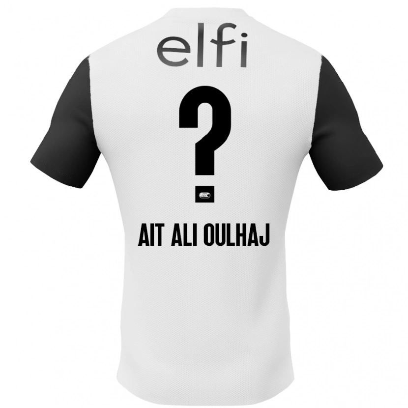 Danxen Kinder Adam Ait Ali Oulhaj #0 Weiß Schwarz Auswärtstrikot Trikot 2024/25 T-Shirt Schweiz