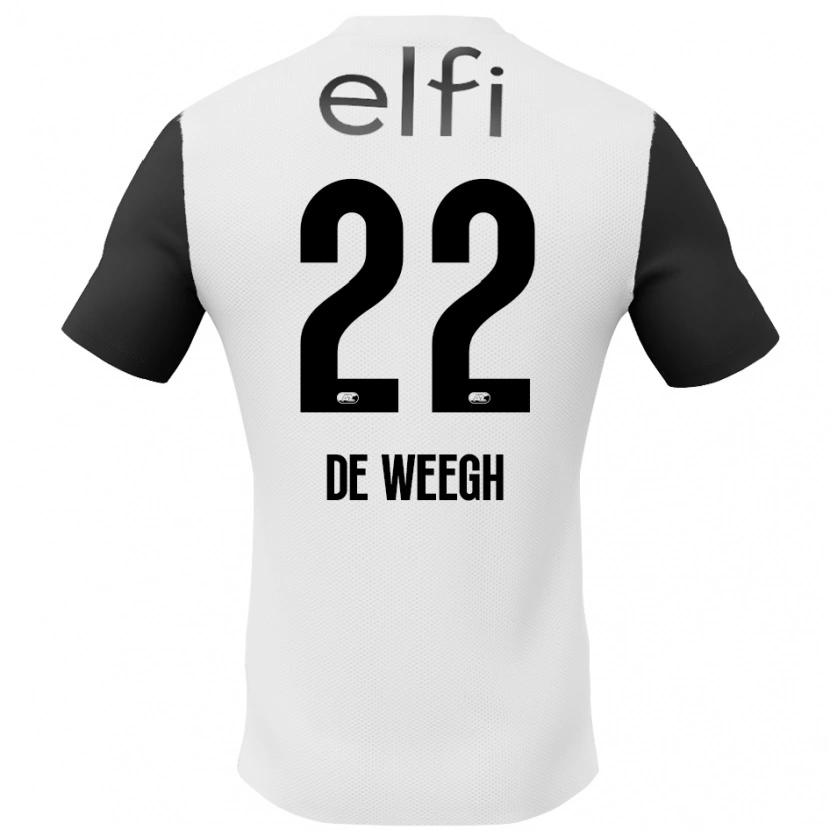 Danxen Kinder Bo Op De Weegh #22 Weiß Schwarz Auswärtstrikot Trikot 2024/25 T-Shirt Schweiz