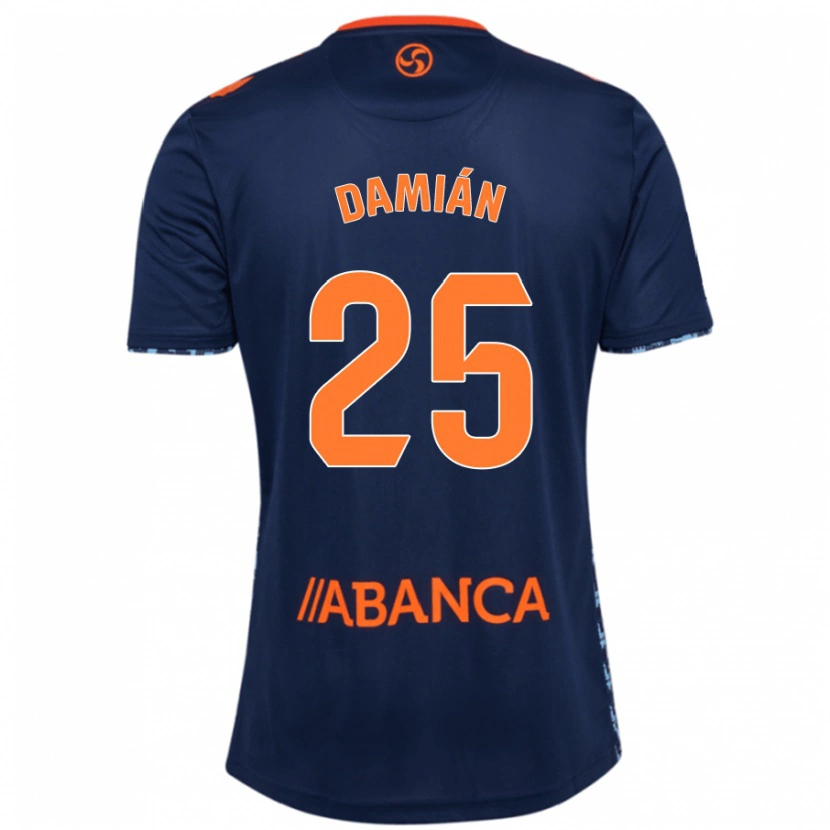 Danxen Kinder Damián Rodríguez #25 Marineblau Auswärtstrikot Trikot 2024/25 T-Shirt Schweiz