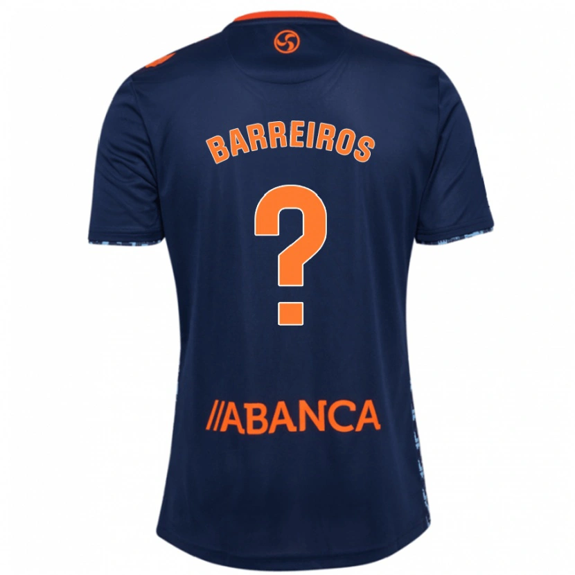 Danxen Kinder Iago Barreiros #0 Marineblau Auswärtstrikot Trikot 2024/25 T-Shirt Schweiz