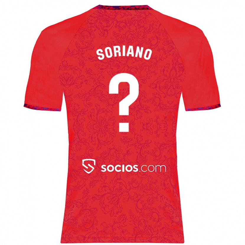 Danxen Kinder Antonio Soriano #0 Rot Auswärtstrikot Trikot 2024/25 T-Shirt Schweiz