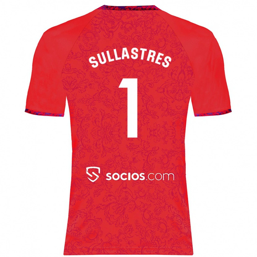 Danxen Kinder Esther Sullastres #1 Rot Auswärtstrikot Trikot 2024/25 T-Shirt Schweiz