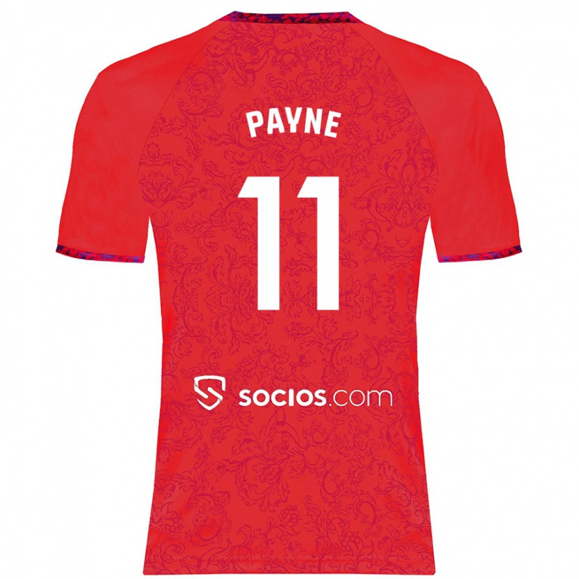 Danxen Kinder Antionette Oyedupe Toni Payne #11 Rot Auswärtstrikot Trikot 2024/25 T-Shirt Schweiz