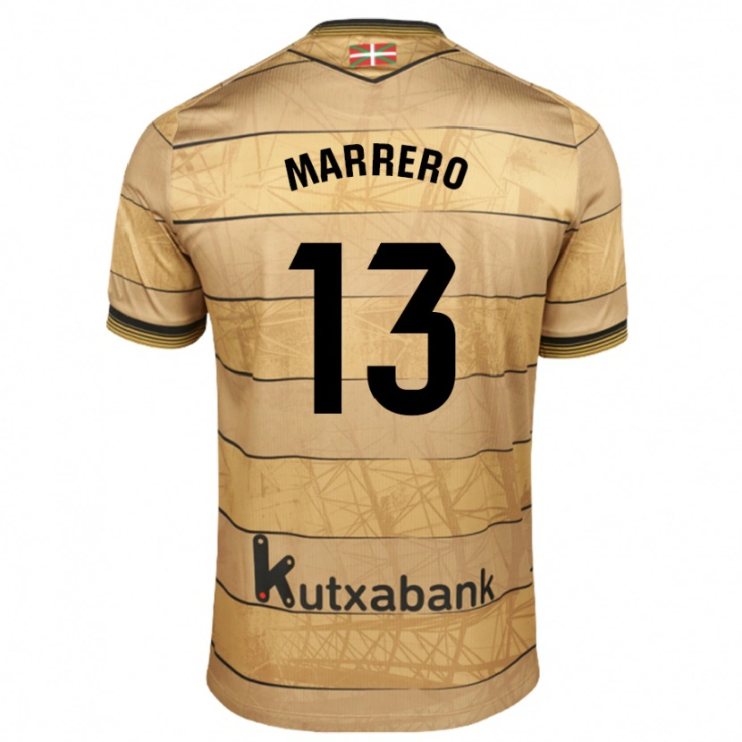 Danxen Kinder Unai Marrero #13 Braun Auswärtstrikot Trikot 2024/25 T-Shirt Schweiz