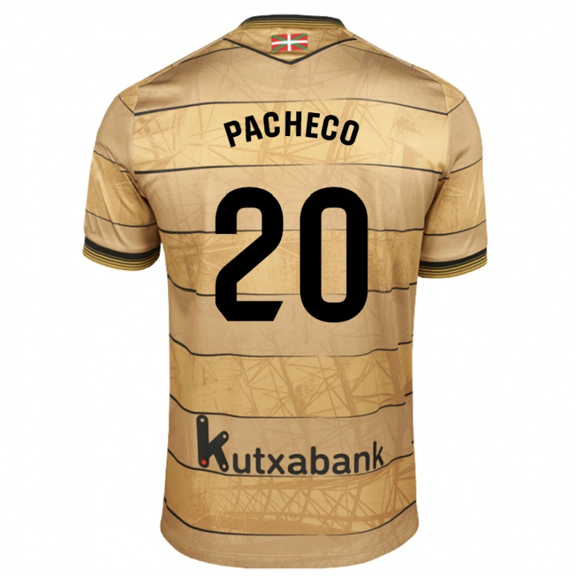 Danxen Kinder Jon Pacheco #20 Braun Auswärtstrikot Trikot 2024/25 T-Shirt Schweiz