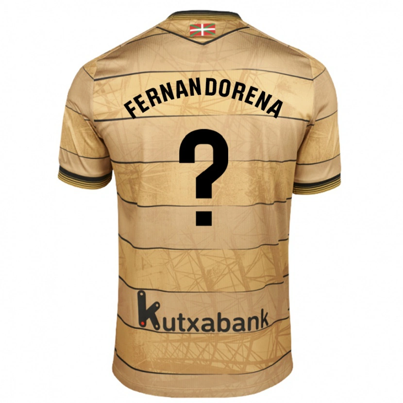 Danxen Kinder Alex Fernandorena #0 Braun Auswärtstrikot Trikot 2024/25 T-Shirt Schweiz