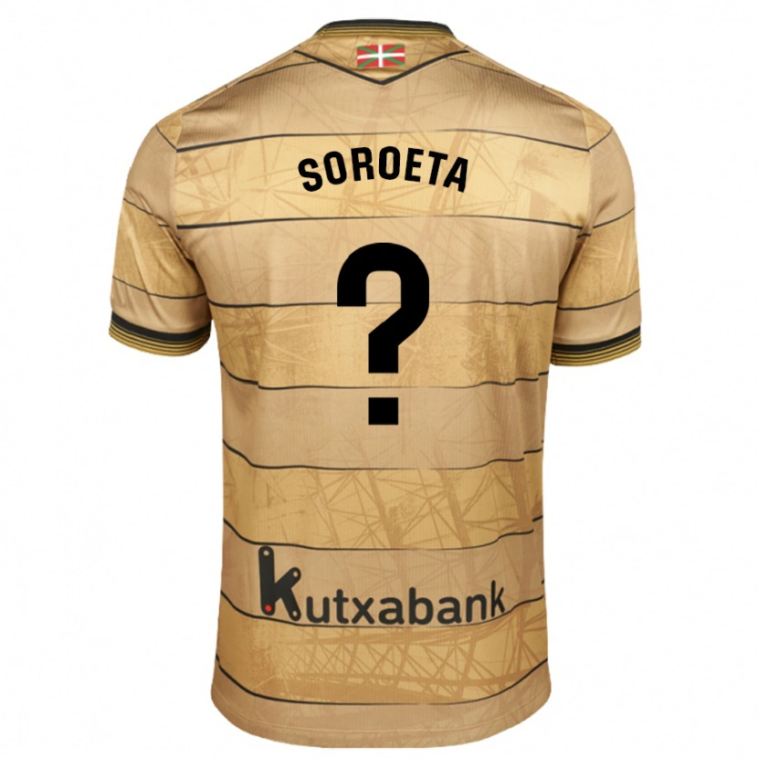 Danxen Kinder Javier Soroeta #0 Braun Auswärtstrikot Trikot 2024/25 T-Shirt Schweiz