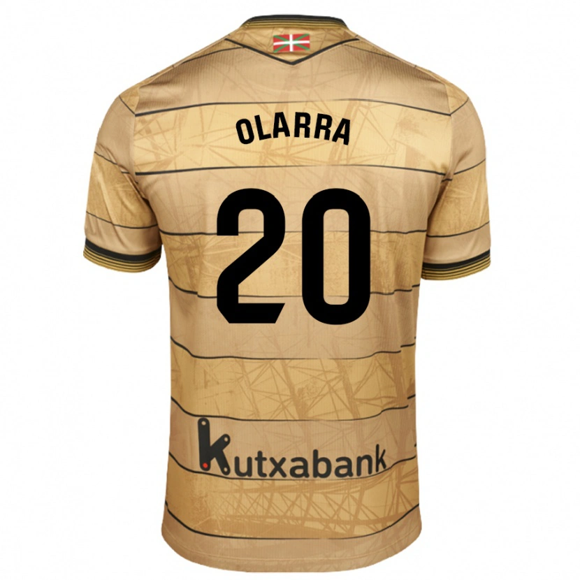 Danxen Kinder Aimar Olarra #20 Braun Auswärtstrikot Trikot 2024/25 T-Shirt Schweiz