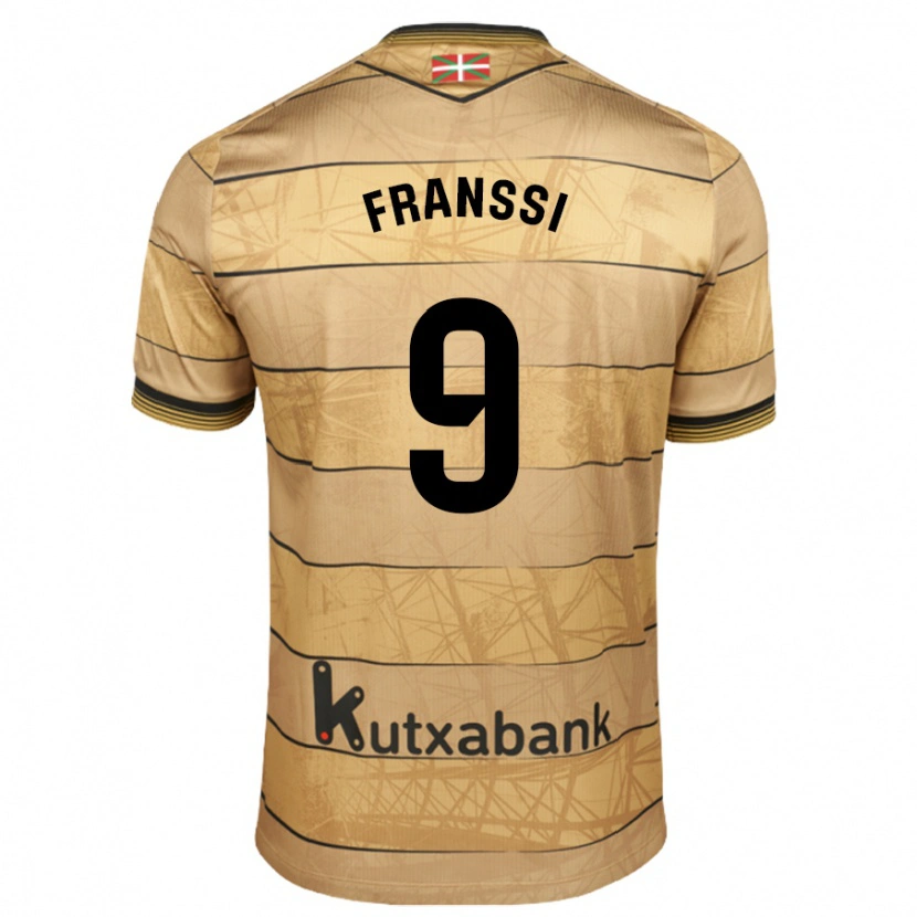 Danxen Kinder Sanni Franssi #9 Braun Auswärtstrikot Trikot 2024/25 T-Shirt Schweiz