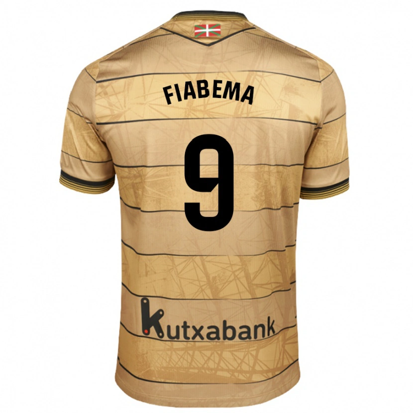 Danxen Kinder Bryan Fiabema #9 Braun Auswärtstrikot Trikot 2024/25 T-Shirt Schweiz