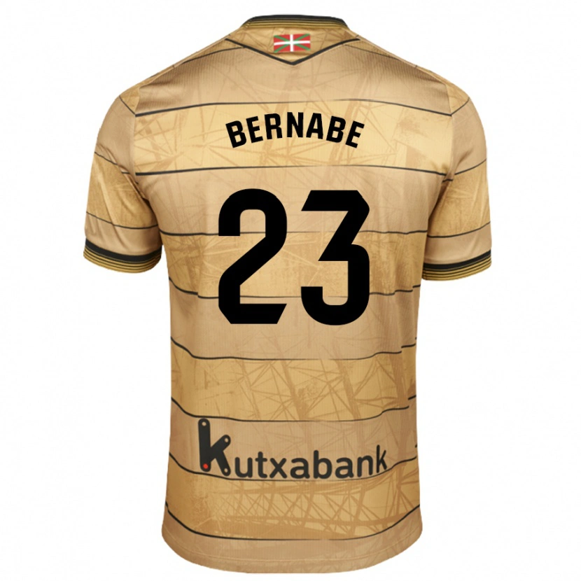 Danxen Kinder Alejandra Bernabé De Santiago #23 Braun Auswärtstrikot Trikot 2024/25 T-Shirt Schweiz