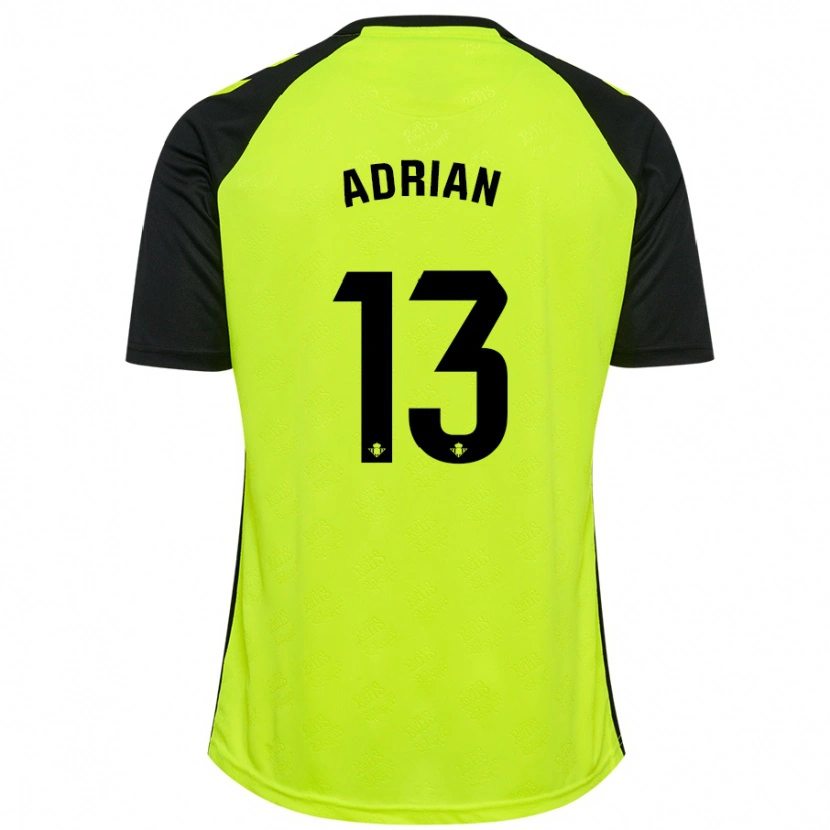 Danxen Kinder Adrián #13 Fluoreszierendes Gelb Schwarz Auswärtstrikot Trikot 2024/25 T-Shirt Schweiz