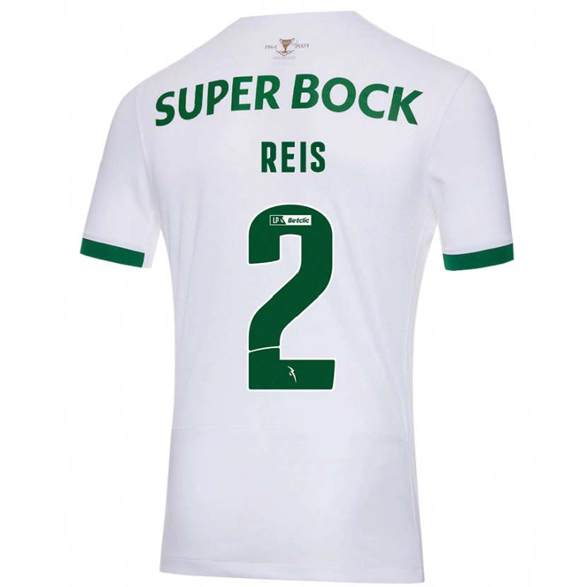 Danxen Kinder Matheus Reis #2 Weiß Grün Auswärtstrikot Trikot 2024/25 T-Shirt Schweiz