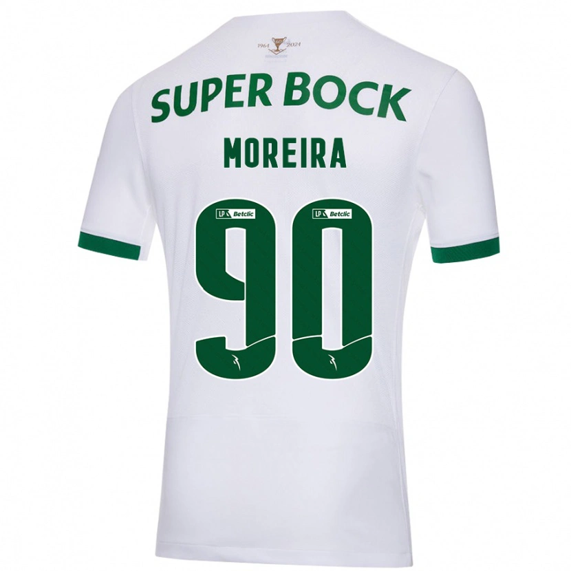 Danxen Kinder Afonso Moreira #90 Weiß Grün Auswärtstrikot Trikot 2024/25 T-Shirt Schweiz