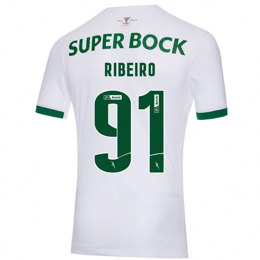 Danxen Kinder Rodrigo Ribeiro #91 Weiß Grün Auswärtstrikot Trikot 2024/25 T-Shirt Schweiz