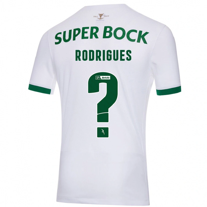 Danxen Kinder João Rodrigues #0 Weiß Grün Auswärtstrikot Trikot 2024/25 T-Shirt Schweiz