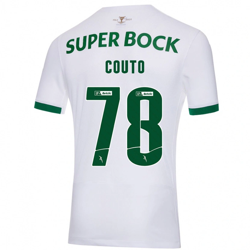 Danxen Kinder Mauro Couto #78 Weiß Grün Auswärtstrikot Trikot 2024/25 T-Shirt Schweiz