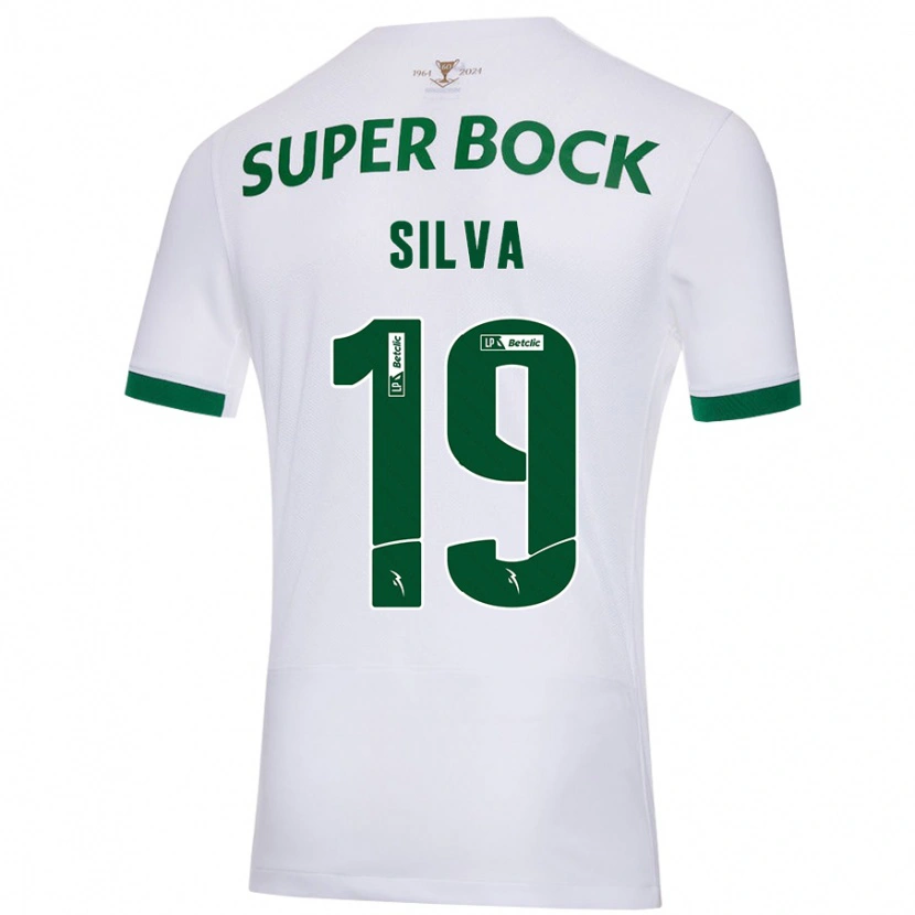 Danxen Kinder Diana Silva #19 Weiß Grün Auswärtstrikot Trikot 2024/25 T-Shirt Schweiz