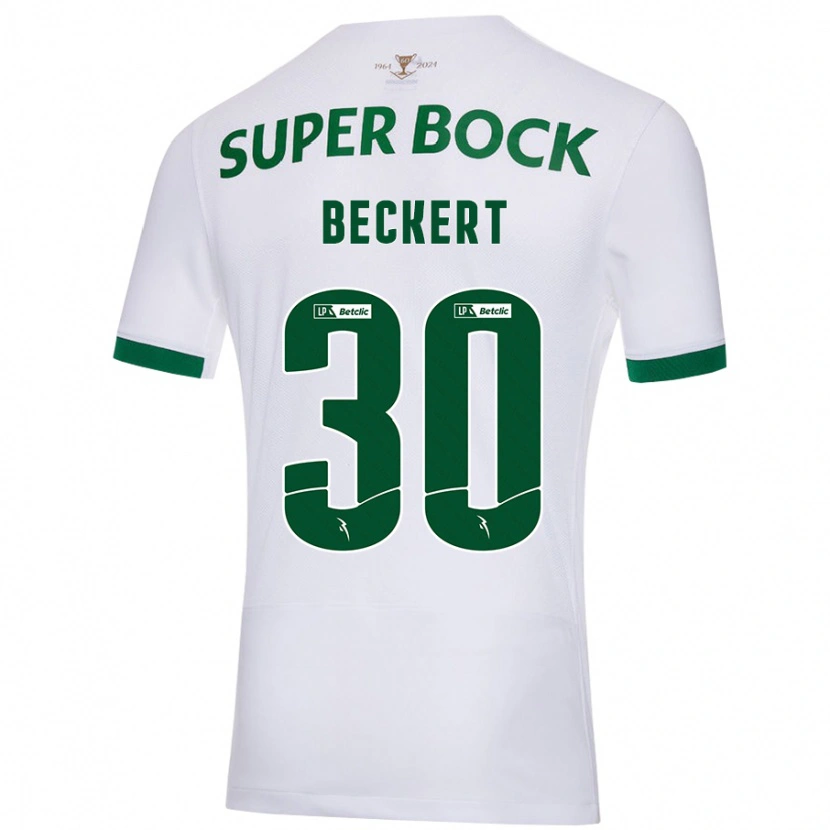 Danxen Kinder Carolina Beckert #30 Weiß Grün Auswärtstrikot Trikot 2024/25 T-Shirt Schweiz