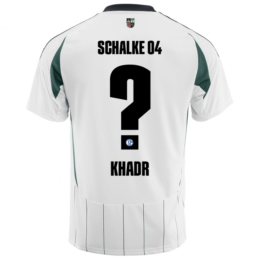 Danxen Kinder Mika Khadr #0 Weiß Grün Auswärtstrikot Trikot 2024/25 T-Shirt Schweiz