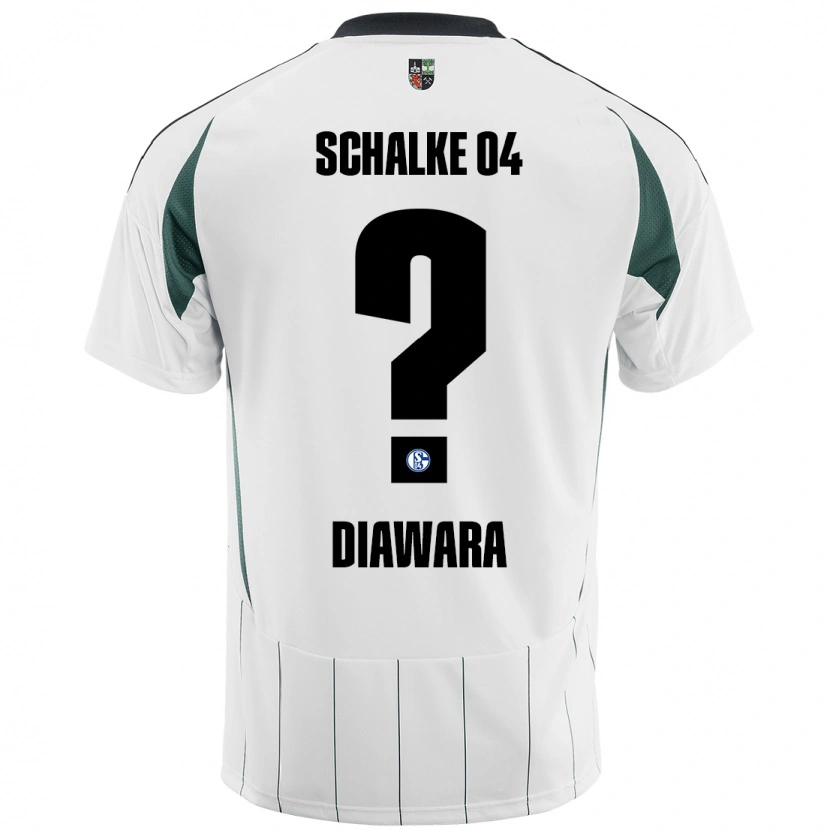 Danxen Kinder Mamady Diawara #0 Weiß Grün Auswärtstrikot Trikot 2024/25 T-Shirt Schweiz