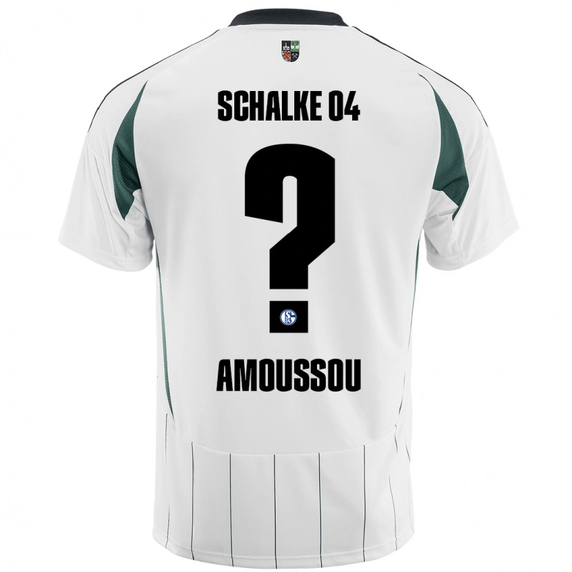 Danxen Kinder Zaid Amoussou #0 Weiß Grün Auswärtstrikot Trikot 2024/25 T-Shirt Schweiz