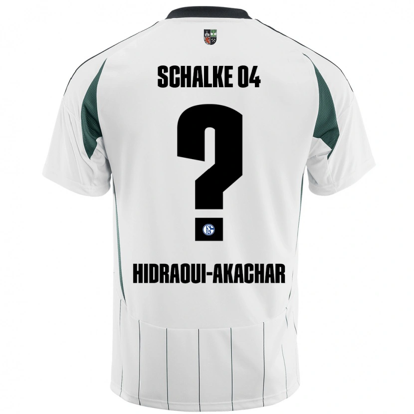 Danxen Kinder Yassin Hidraoui-Akachar #0 Weiß Grün Auswärtstrikot Trikot 2024/25 T-Shirt Schweiz