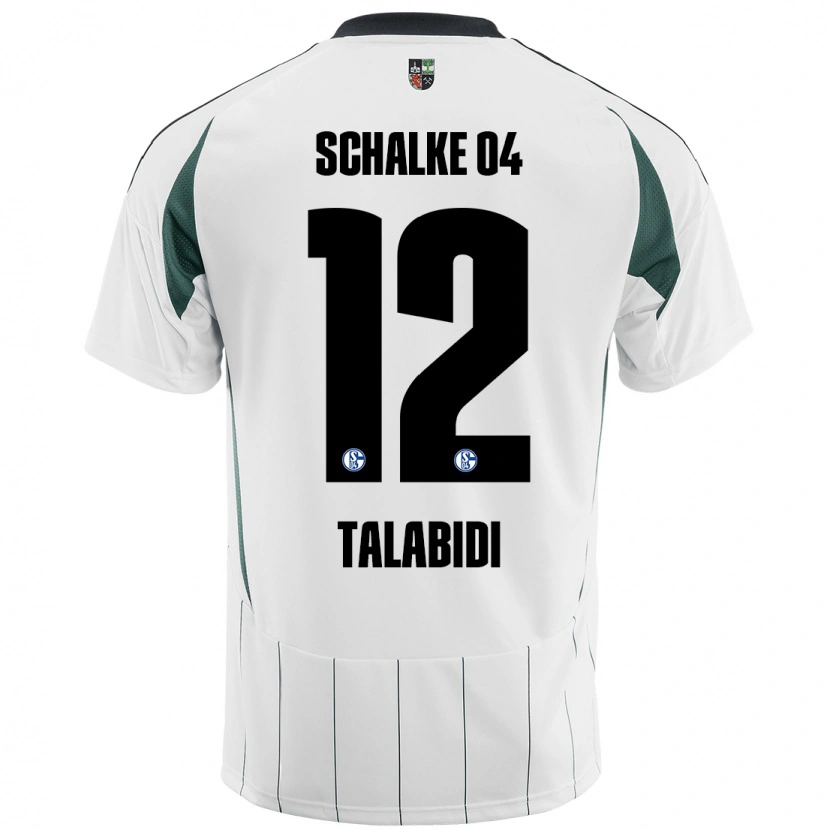 Danxen Kinder Malik Talabidi #12 Weiß Grün Auswärtstrikot Trikot 2024/25 T-Shirt Schweiz