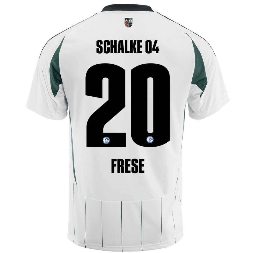 Danxen Kinder Niklas Frese #20 Weiß Grün Auswärtstrikot Trikot 2024/25 T-Shirt Schweiz