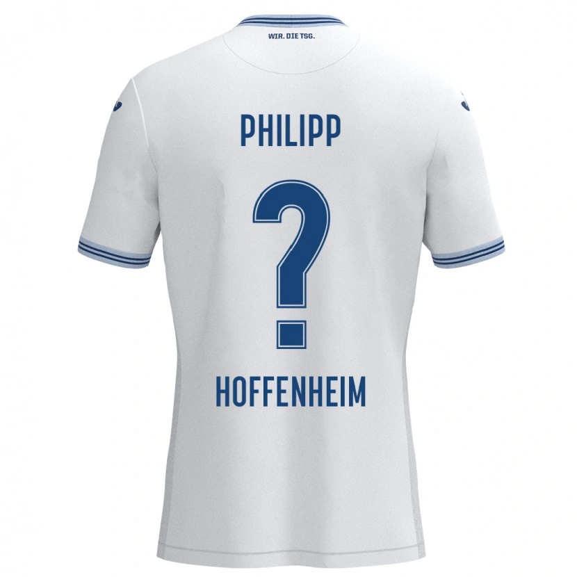 Danxen Kinder Tim Philipp #0 Weiß Blau Auswärtstrikot Trikot 2024/25 T-Shirt Schweiz