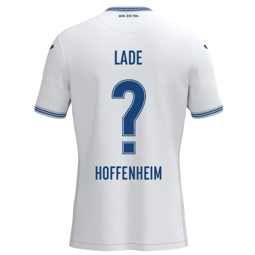 Danxen Kinder Benjamin Lade #0 Weiß Blau Auswärtstrikot Trikot 2024/25 T-Shirt Schweiz