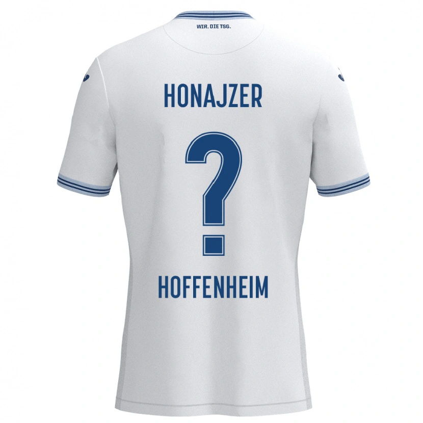 Danxen Kinder Alex Honajzer #0 Weiß Blau Auswärtstrikot Trikot 2024/25 T-Shirt Schweiz