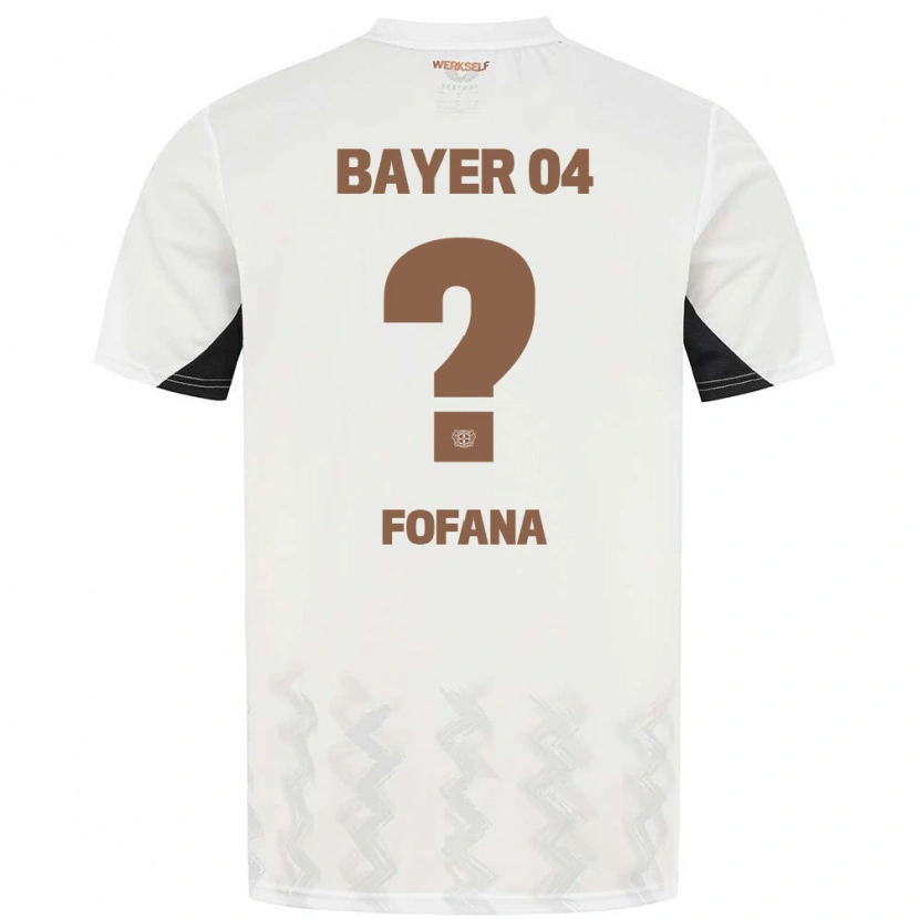 Danxen Kinder Sadik Fofana #0 Weiß Schwarz Auswärtstrikot Trikot 2024/25 T-Shirt Schweiz