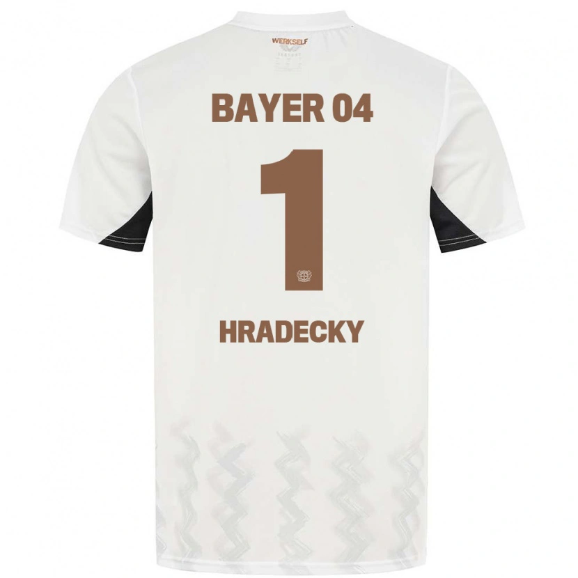 Danxen Kinder Lukas Hradecky #1 Weiß Schwarz Auswärtstrikot Trikot 2024/25 T-Shirt Schweiz