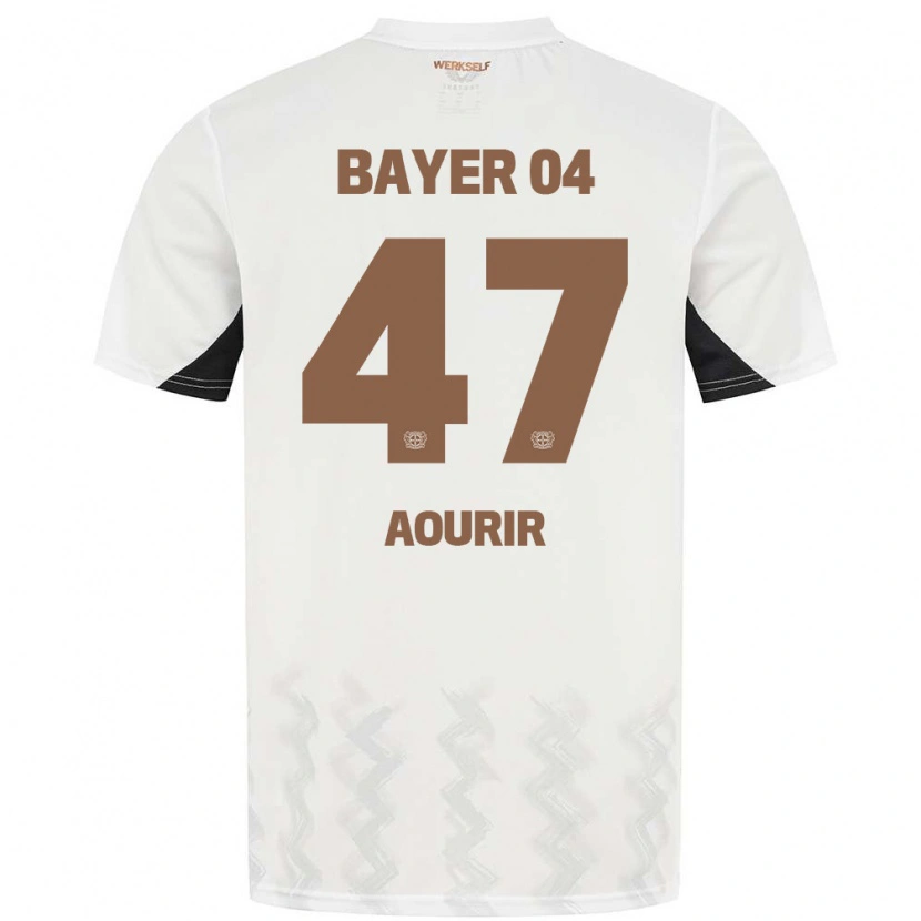 Danxen Kinder Ayman Aourir #47 Weiß Schwarz Auswärtstrikot Trikot 2024/25 T-Shirt Schweiz