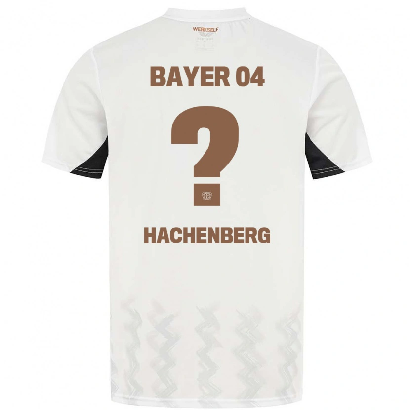 Danxen Kinder Merlin Hachenberg #0 Weiß Schwarz Auswärtstrikot Trikot 2024/25 T-Shirt Schweiz