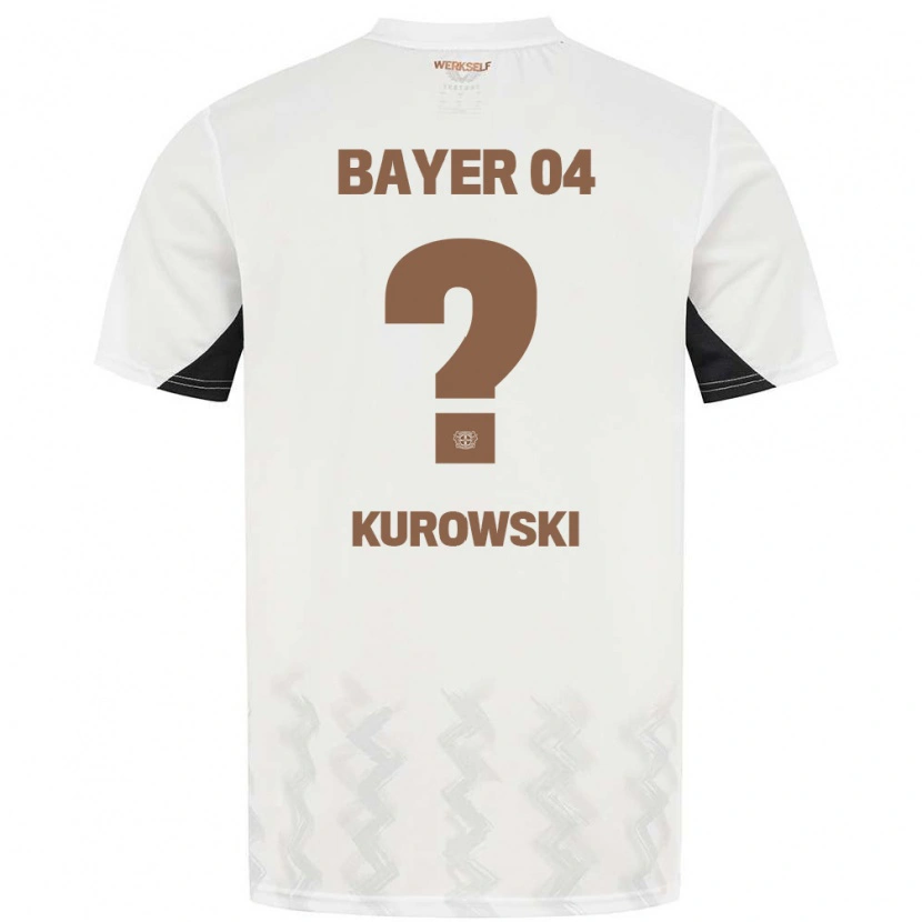 Danxen Kinder Julien Kurowski #0 Weiß Schwarz Auswärtstrikot Trikot 2024/25 T-Shirt Schweiz