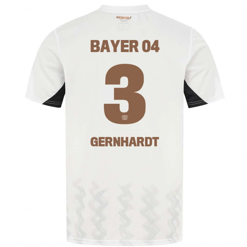 Danxen Kinder Nils Gernhardt #3 Weiß Schwarz Auswärtstrikot Trikot 2024/25 T-Shirt Schweiz