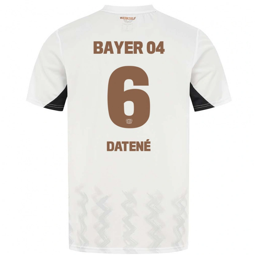 Danxen Kinder Elia Datené #6 Weiß Schwarz Auswärtstrikot Trikot 2024/25 T-Shirt Schweiz